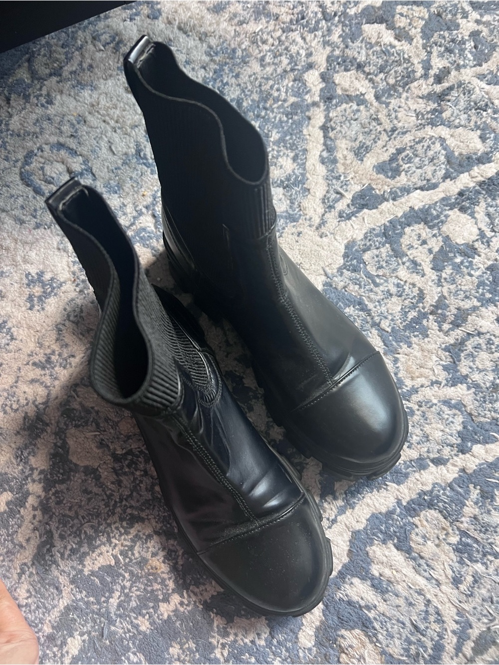 Circus by Sam Edelman Womens Darielle Lug Sole Platform Ankle Boots size 8